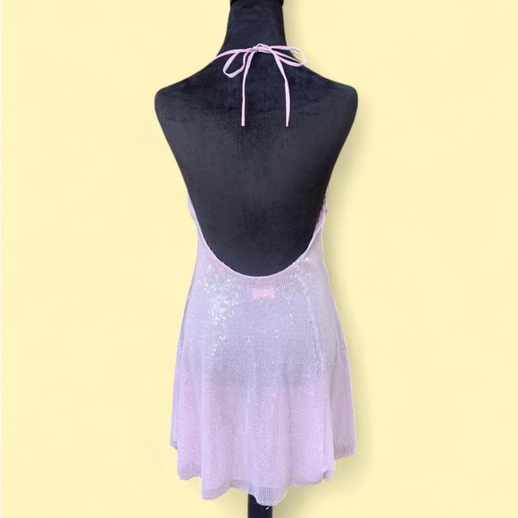 Oh Polly Lilac Sequin Dress - Picture 4 of 9